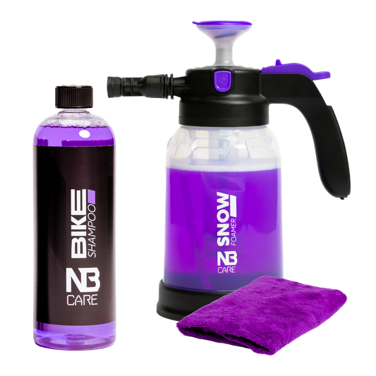 NB Care Snow Foamer v2 + Bike Shampoo 1 Liter + Microvezeldoek