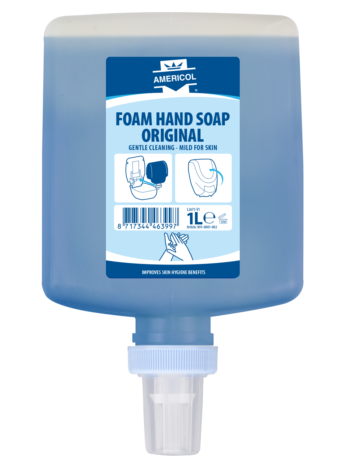 Foam Hand Soap Original Cartridge (1 Liter)